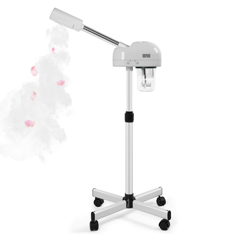 Makeup Organizer Facial Steamer With Ozone & Hot Mist, White