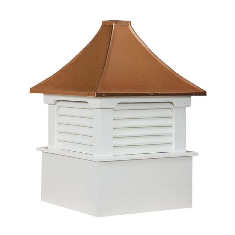 Vinyl Cupola, 51" H x 34" W x 34" D