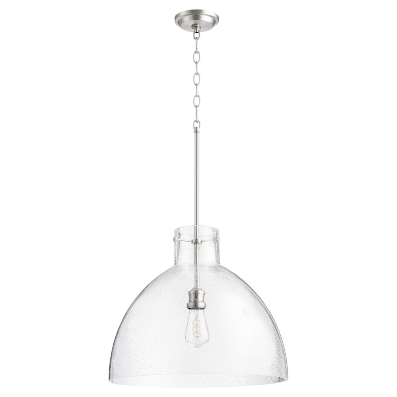 Josephson 1 - Light Single Pendant, Satin Nickel