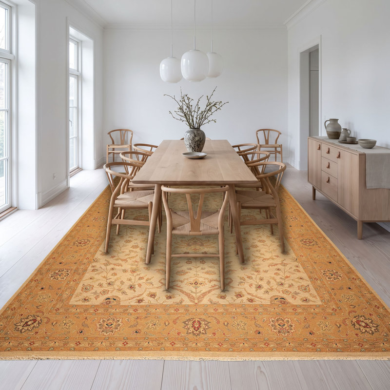 Hand Knotted Wool Oriental Indoor Rug