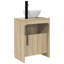 Single Bathroom Vanity with Ceramic Basin-1486182950
