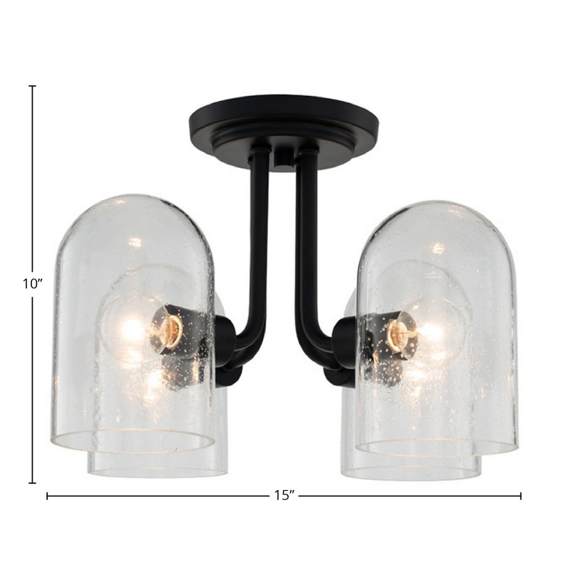 Cupco 4 LT noir mat semi-encastré Kalco