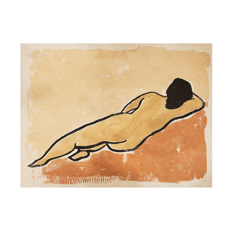 "Après-midi repose" sur toile, H 18 po x l 24 po