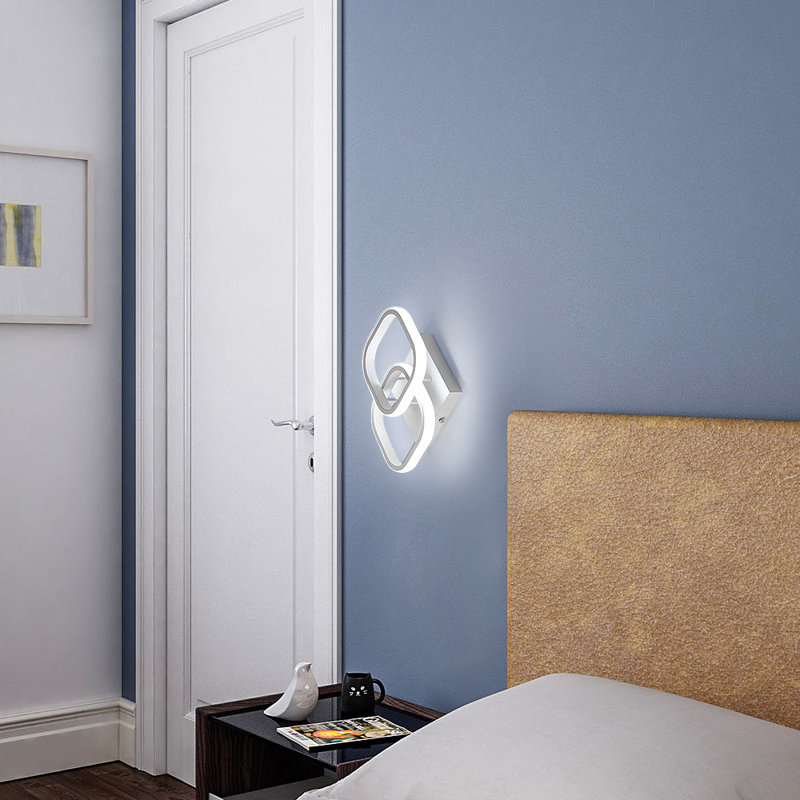 Luebbert LED Semi Flush Mount, 6000K, White