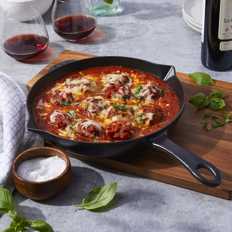 Staub Cast Iron 10-inch Fry Pan, Black Matte, 10"