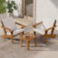 Table basse Verana (partie 2 de 2) - Collection extérieure en bois d'acacia avec protection UV et matériaux résistants aux intempéries