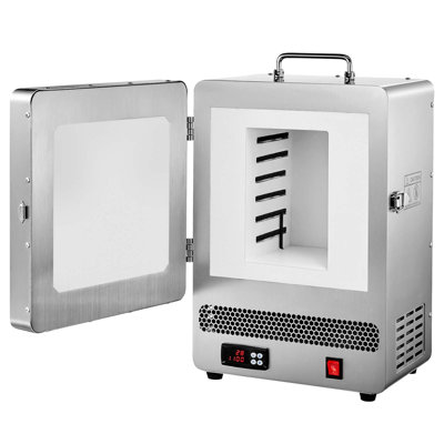 Electric Melting Furnace, 1650W Electric Kiln, Digital Melting Furnace with Max Temperature 2192℉/1200℃ for Lost-Wax Casting, Clay DIY, Metal Annealing, Ceramic Firing, PID Temp Control