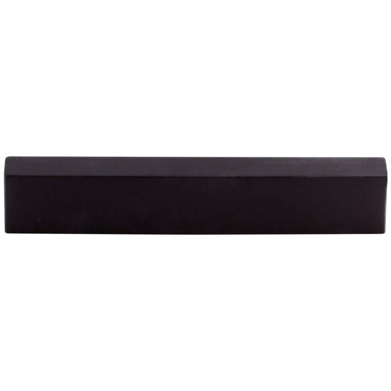 Modern Metro Finger Pull, Flat Black, 5" Center to Center