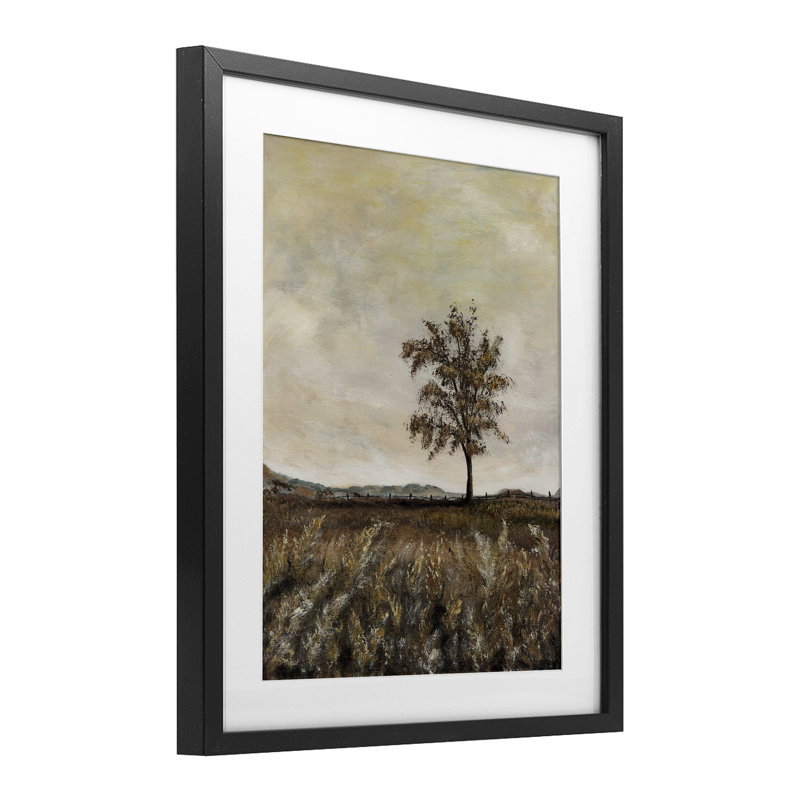 «Yesterays Gone» par Print encadré sous verre, design par Soulspeak & Sawdust, H 21 po x l 17 po, Cadre noir minuit
