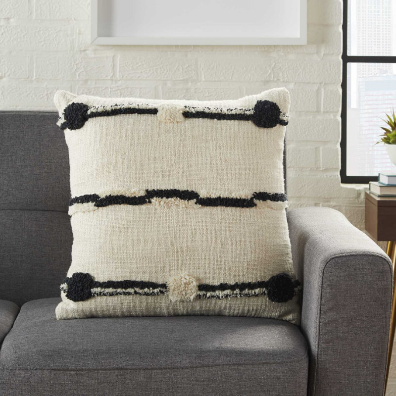 Square Cotton Pillow Cover & Insert