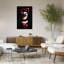 «Dramatic Red Bauble Portrait», reproduction d'art murale contemporaine-129719523