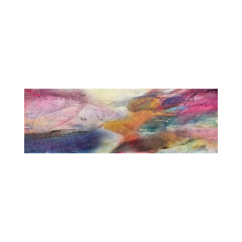 Expression Abstracta I by Gabriela Villarreal - Wrapped Canvas Panoramic Print, 121.92 cm H x 40.64 cm W x 3.175 cm D