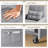 the Sleeper Long Convertible Sofa Bed, Versatile Comfort, Multi-functional Sofa-1836560296