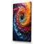 Solitaire en spirale arc coloré arc-en-ciel II - abstrait spirales murales-291227892-478901037
