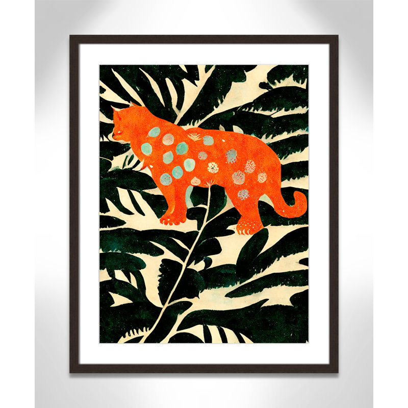 «Jungle» par Treechild, Noyer à grain ouvert, L 23,5 po x H 29,5 po, Imprimé mat