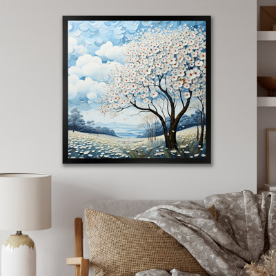 Dogwood Field Pointillism Collage I - impression