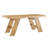 71×31.5Inches Light Wood Grain MDF Splicing Rectangular Dining Table.Double-Panel Outward-Sloping Table Legs.Modern Dining Table For Home Use. Accommodates 6-8 People,Versatile For Multiple Scenarios.-564176813-564176815