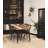 Hickey Cross Back Metal Dining Chairs 