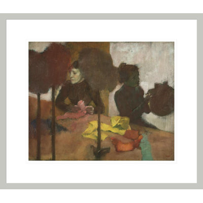 «The Milliners» par Edgar Degas, impression giclée sur cadre
