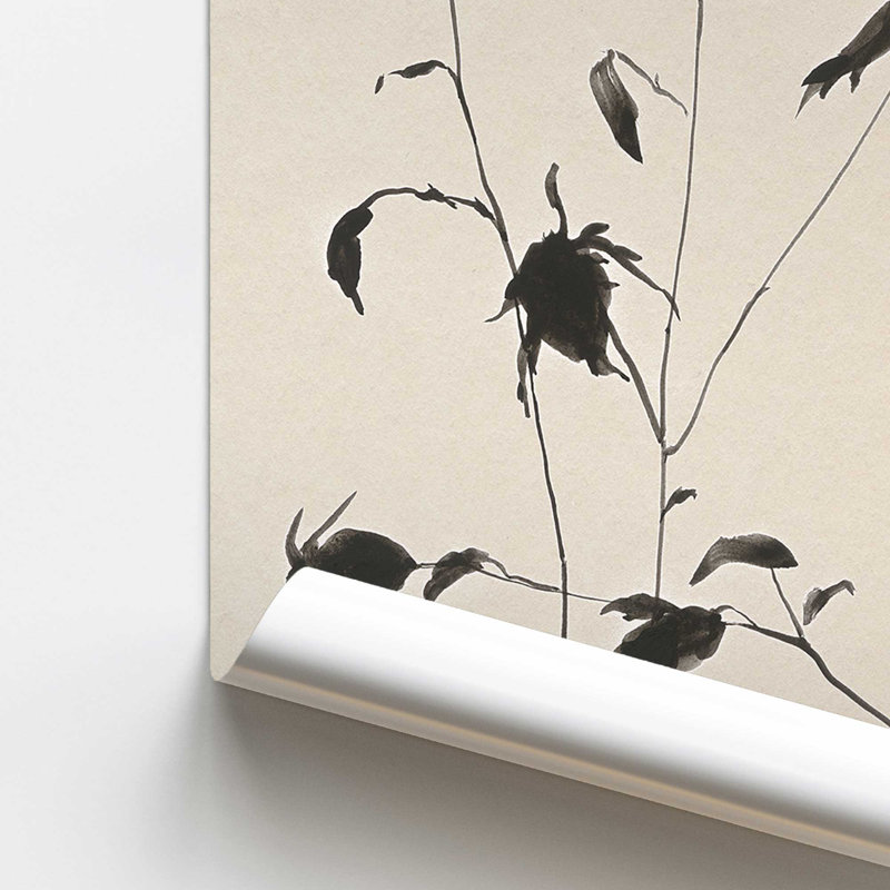 Encre botanique II, H 36 po x l 24 po, Impression sans cadre