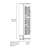 ZLINE Autograph 18 in. 9.0 cu. ft. Triple Zone 68 Bottle Hinge Column Wine Cooler in White Matte with Accents-111721458-111721461