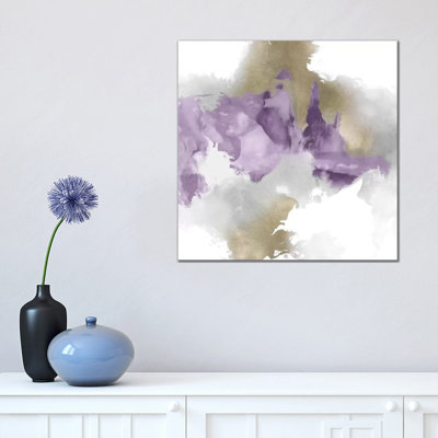 Derive in Amethyst II 1 Piece Floater Frame Wall Art on Canvas