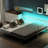 Twin Size, Metal Daybed, Adjustable Led, Pop Up Trundle, White, Seven - Color No Box Spring Size Daybed Featuring White Finish, Led And Heavy Duty Steel Bed For Sleepovers-1474122052