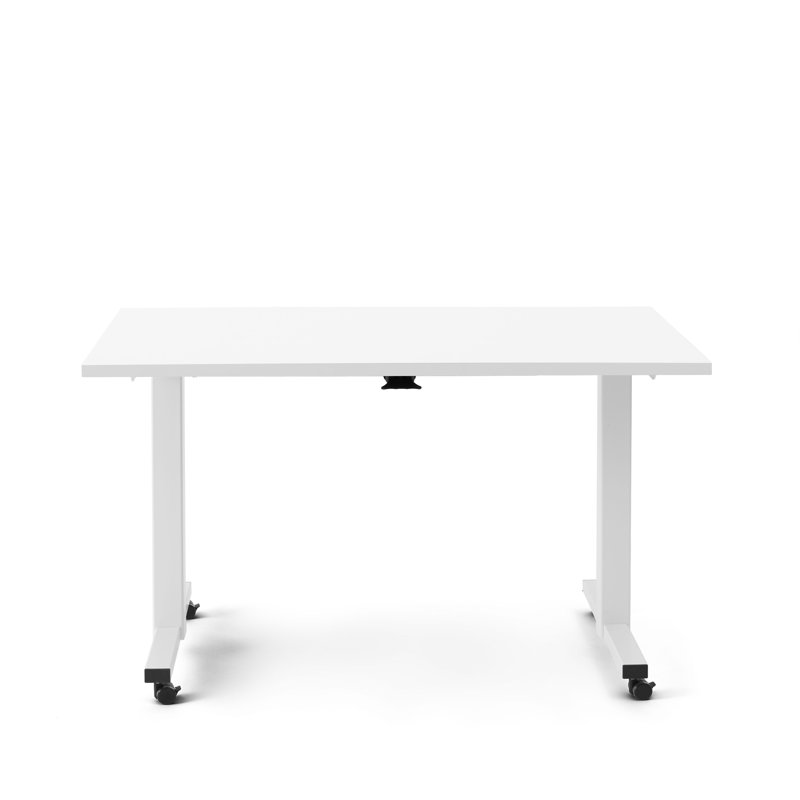 Irons Flip Top Training Table, 29" H x 57" W x 27" D, White