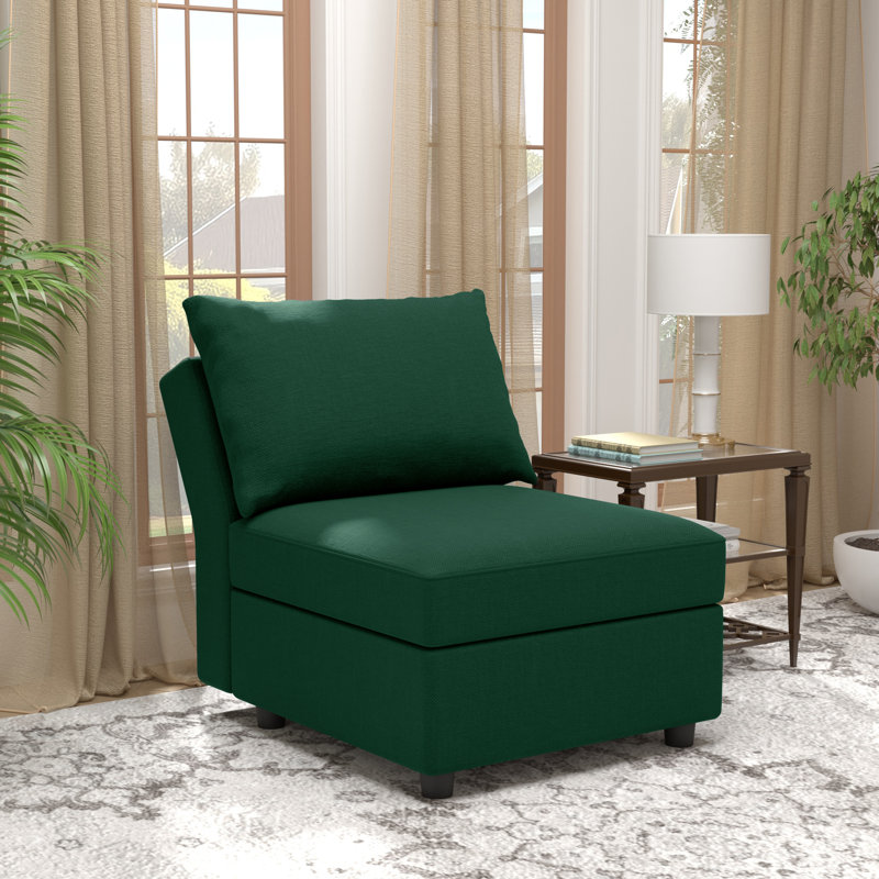 Canapé modulaire rembourré BOX MODULE STO SOFA, Vert forêt
