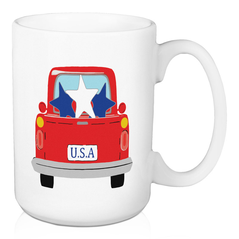 Grande tasse à café patriotique truck Frederick