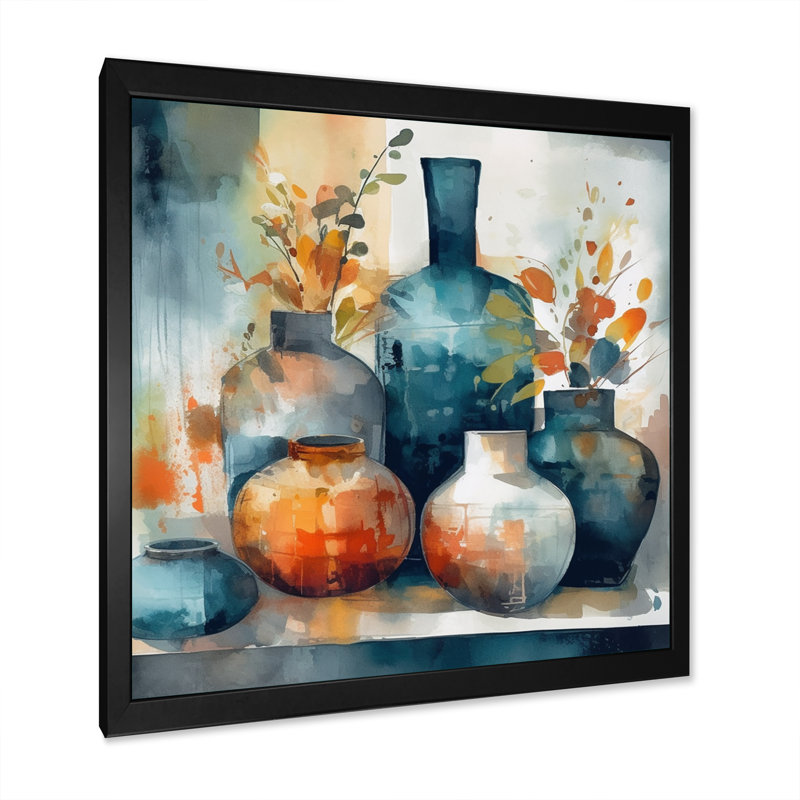 Impression sur toile, Impression encadrée, H 16 po x l 16 po, Noir
