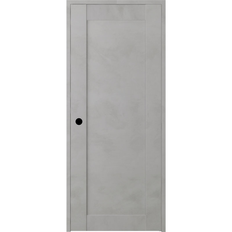 Porte standard lambrissée Avon, 35,875 po x 79,37 po, Urbain clair