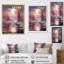 «White Fushia Winter Twilight II», reproduction sur toile encadrée-1333763836-1333763837