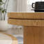 Ensemble de tables basses rondes 2P (19,49 po + 35,43 po) - Plateau en pierre frittée - Naturel-129581507