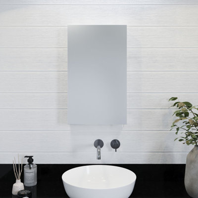 400mm W 670mm H Medicine Cabinet Mirror 2