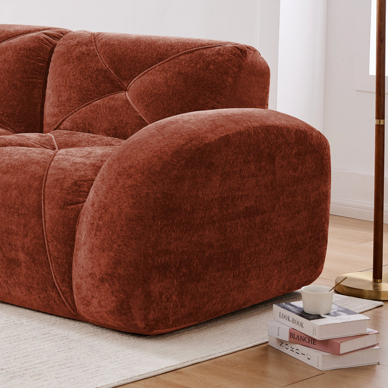Canapé en forme de U sans os, conception capitonnée, éponge haute densité 32D, conception antidérapante inférieure, aucun assemblage requis, combinaison libre, repose-pieds mobiles pour le cinéma et le cinéma maison
