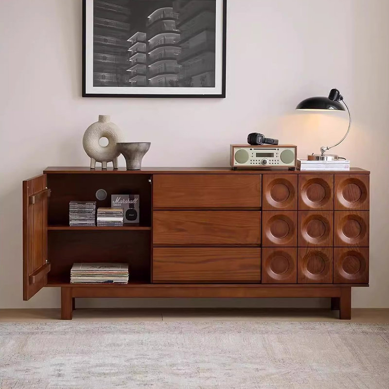 Armoire de rangement multifonctionnelle Retro TV