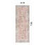Tapis rouge / bleu lavable à la machine Kromer Medallion-166280627