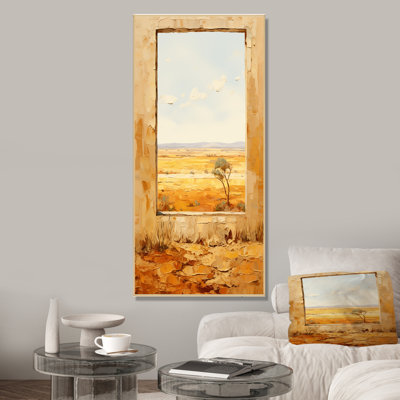 Été, pré, horizon, ferme, fenêtres II