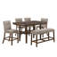 Ensemble de chaises de salle à manger extra-rembourrées brun 2PK | Idée de cadeau
