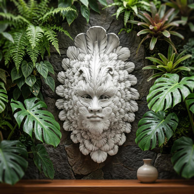 Presence of Carnevale Greenman Wall Sculpture