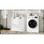 Armoire de trieur de linge à deux compartiments inclinable avec construction durable et design élégant pour les maisons modernes