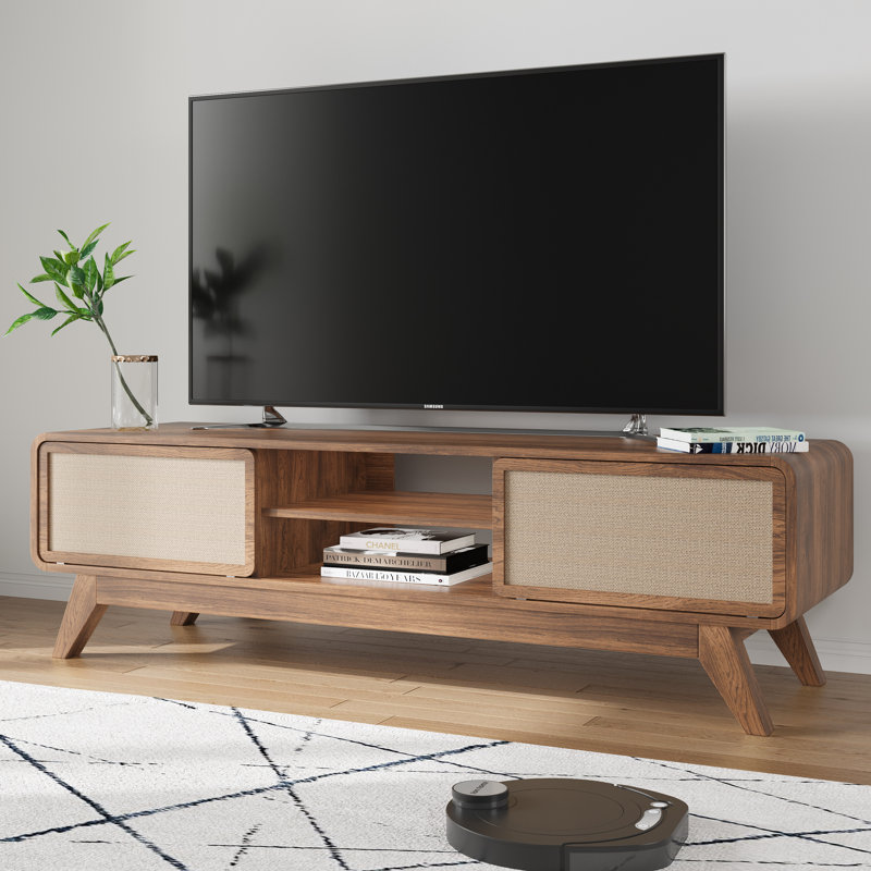 Console multimédia Bonsal, Noyer
