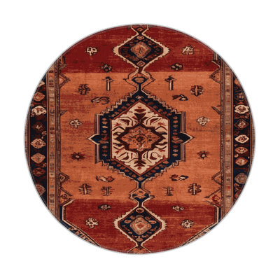 Tapis turc intérieur et extérieur brun