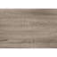 Table d'appoint de chambre à coucher moderne - Console étroite avec finition taupe foncée, grand présentoir pour ornements dans l'espace d'entrée