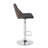 Chichica Swivel Upholstered Adjustable Height Counter Stool with Metal Frame-92303152