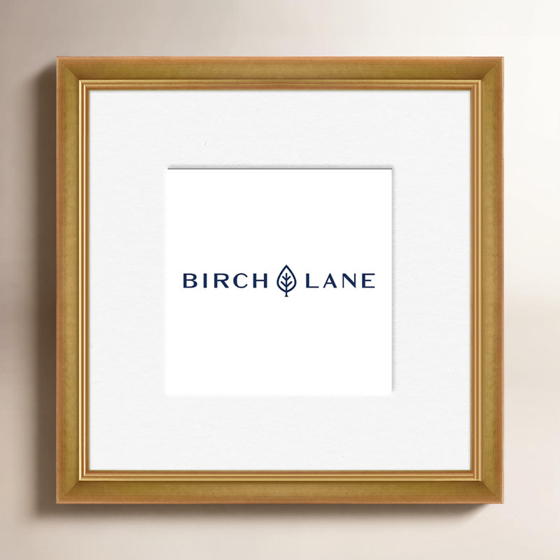 Wood Picture Frame with Mat, 11" x 14", Gold