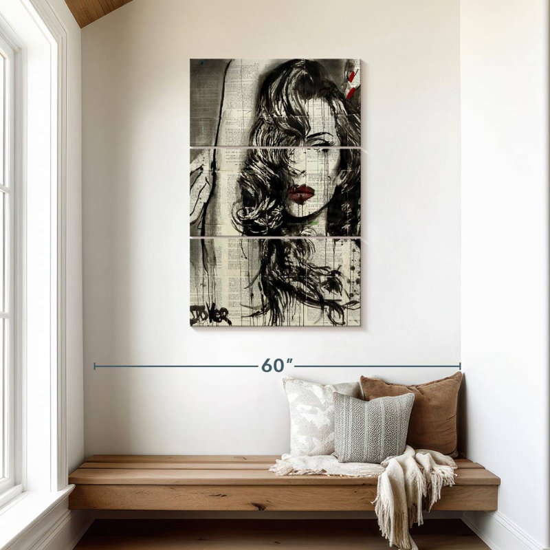 Leisha LeBron James, 45" H x 28" W