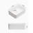 TOPCRAFT 15.75" L White Rectangular Bathroom Ceramic Sink Vanity Basin