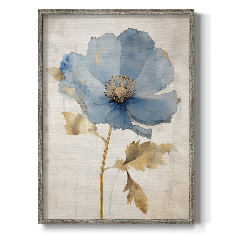 Impression encadrée FLORAL Series - bois massif, H 15 po x l 12 po